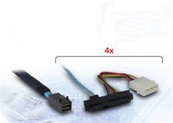 INTER-TECH kabel (SFF-8643) Mini-SAS HD na (SSF-8482) 4x SAS, 0,5m