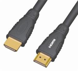 kábel HDMI-HDMI 1m M/M tienený, ver.1.3 High Quality dual shielded