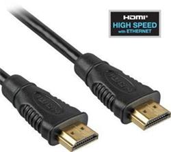 kábel HDMI-HDMI 1m M/M tienený, ver.1.4 dual shielded+ethernet High Quality