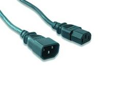 Kábel predlžovací 220V/230V sieťového prívodu 3m (C13 to C14)