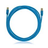 KELine Patch kábel Cat6A, STP, LSOH, 2m, modrý