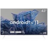 KIVI TV 43U750NW, 43" (109 cm),UHD, Android TV 11,White,3840x2160,60 Hz,Sound by JVC,2x12W, 53 kWh/1000h,BT5.1,HDMI 4