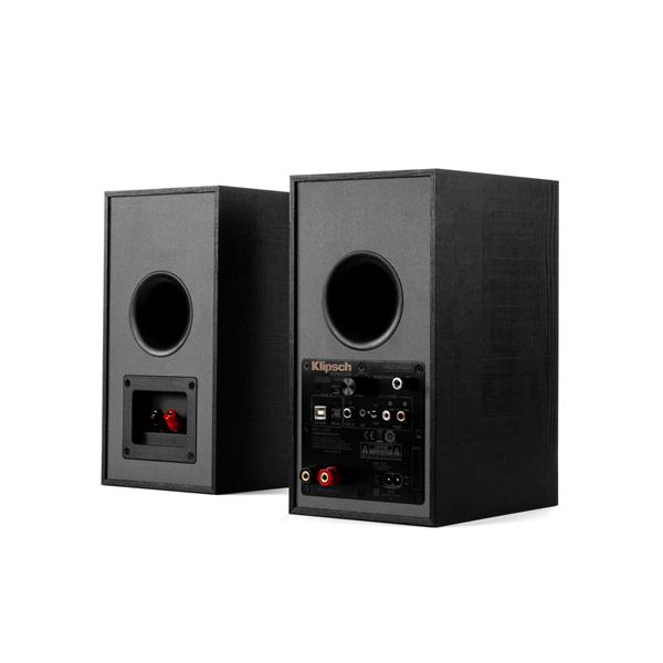 KLIPSCH R-41PM, 2-pásmové aktívne reproduktory, čierne