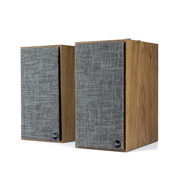Klipsch The Fives, aktívne reproduktory, 160 W, Bass-reflex, BT, HDMI ARC, USB, Opt., Phono/Line In, hnedá, pár