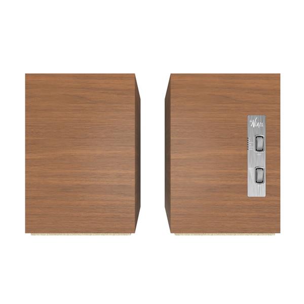 Klipsch The Nines, aktívne reproduktory, 240 W, Bass-reflex, BT, HDMI ARC, USB, Opt., Phono/Line In, matná čierna, pár