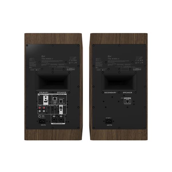 Klipsch The Nines II, aktívne reproduktory, orech