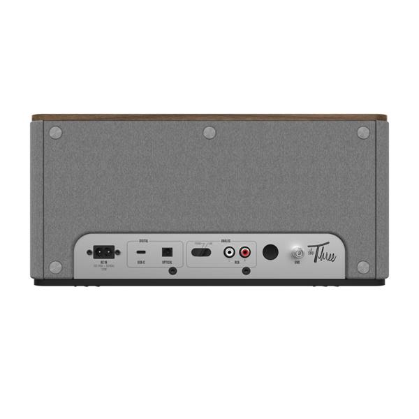 KLIPSCH The Three Plus, Prémiový Bluetooth reproduktor, 120 W, hnedý