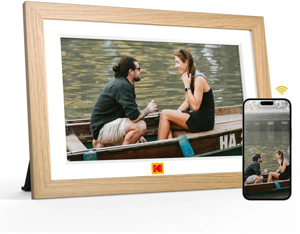 KODAK RCF-1018W BUW 10" fotorámik Wifi, drevo