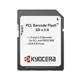KYOCERA PCL Barcode Flash SD type d/e sd karta s barcode, ocr fonty