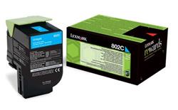 Lexmark 80C2SC0 CX310,CX410,CX510, Cyan Toner Cartridge 2K