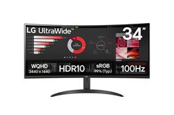 LG 34WR50QK-B 34"W VA LED 3440x1440 5M:1 5ms 300cd DP HDMI 100Hz