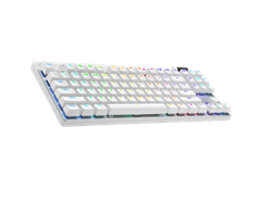 Logitech® G PRO X TKL LIGHTSPEED Gaming Keyboard - WHITE - US INT'L - 2.4GHZ/BT - N/A - EMEA28-935 - TACTILE