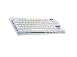 Logitech® G PRO X TKL LIGHTSPEED Gaming Keyboard - WHITE - US INT'L - 2.4GHZ/BT - TACTILE