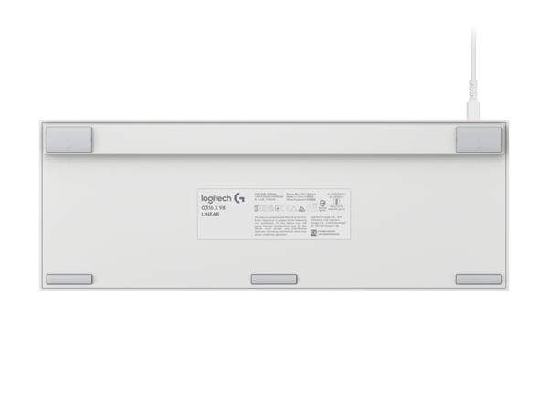 Logitech® G316 X 98 - WHITE - US INT'L, hmatová