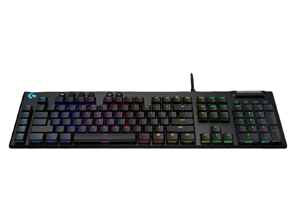 Logitech® G815 LIGHTSPEED RGB Mechanical Gaming Keyboard – GL Tactile - CARBON - US INT'L - INTNL
