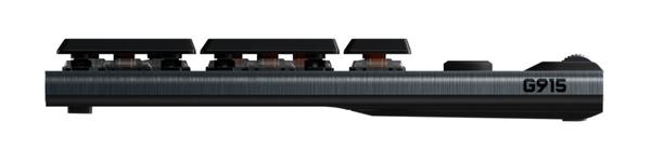 Logitech® G915 LIGHTSPEED Wireless RGB Mechanical Gaming Keyboard - GL Tactile - CARBON - US INT'L - 2.4GHZ/BT