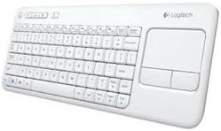 Logitech® K400 Plus Wireless Touch Keyboard white - US layout