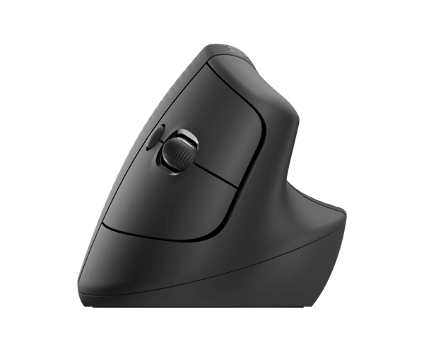 Logitech® Lift Vertical Ergonomic Mouse for Business - GRAPHITE / BLACK - 2.4GHZ/BT - EMEA - B2B