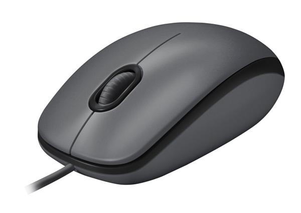 Logitech® M90 Mouse - Dark GREY - USB