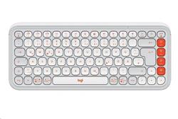 Logitech® POP ICON KEYS Wireless Keyboard OFF WHITE - US INT'L