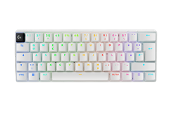 Logitech® PRO X 60 LIGHTSPEED Wireless Gaming Keyboard (Tactile)-WHITE-US INT'L-2.4GHZ/BT