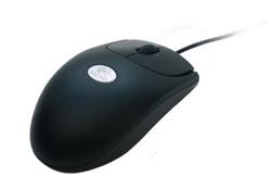 Logitech RX250 Optical Mouse - PS/2-USB - EMEA, black