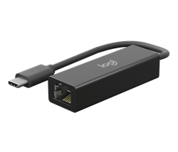 Logitech® USB-C-to-Ethernet Adapter-GRAPHITE