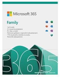Microsoft 365 Family ESD (elektronická licencia)