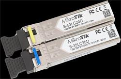 MIKROTIK Pair of SFP modules, S-35LC20D (1.25G SM 20km T1310nm/R1550nm) + S-53LC20D (1.25G SM 20km T1550nm/R1310nm)