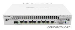 MIKROTIK RouterBOARD Cloud Core Router 1009-7G-1C-PC + L6(1GHz, 1GB RAM, 7x GLAN, 1x COMBO, USB) rack