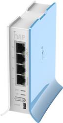 MIKROTIK RouterBOARD hAP lite (tower) 941-2nD-TC + L4 (650MHz; 32MB RAM, 4xLAN switch, 1x 2,4GHz plastic case, zdroj)