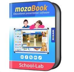 mozaBook SCHOOL-LAB interaktívny vzdelávací software, rocna licencia, 1 jazyk, jedno zariadenie