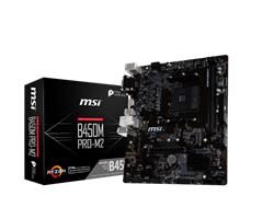 MSI B450M PRO-M2/Socket AM4/DDR4/USB3.1/DSUB/DVI-D/HDMI/RAID/mATX