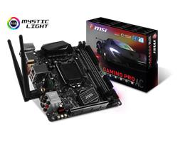 MSI Z270I GAMING PRO CARBON AC/Socket 1151/DDR4/USB3.1/HDMI/DP/I219-V/RAID/Mini-ITX