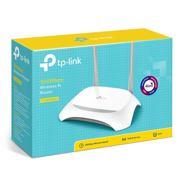 N300 Wi-Fi Router SPEED: 300 Mbps at 2.4 GHz SPEC: 2× Antennas, 1× 10/100M WAN Port + 4× 10/100M LAN Ports FEATURE: Teth