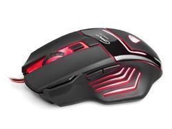 Natec Genesis GX77 herná laserová myš, 5670 DPI, USB, čierno-červená