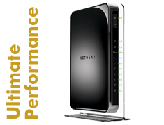 NETGEAR WNDR4500 N900 WiFI (450+450Mbits) Duald Band Gigabit router, w 2x USB Port for Media and Printer Sharing