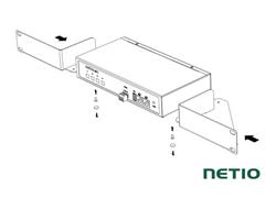 NETIO 4C RACK MOUNT KIT RM1 - pre jedno zariadenie