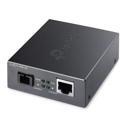 Omada 10/100 Mbps RJ45 to 100 Mbps Single-mode SC WDM Bi-Directional Fiber Converter With 1-Port PoE PORT: 1× 100Mbps S