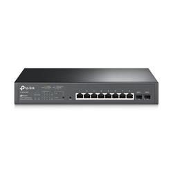Omada 10-Port PoE+ Gigabit Smart Switch with 2 SFP Slots PORT: 8× Gigabit PoE+ Ports, 2× Gigabit SFP Slots SPEC: 802.3