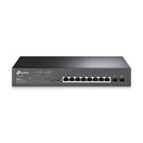 Omada 10-Port PoE+ Gigabit Smart Switch with 2 SFP Slots PORT: 8× Gigabit PoE+ Ports, 2× Gigabit SFP Slots SPEC: 802.3