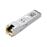 Omada 1000BASE-T RJ45 SFP Module SPEC: 1000Mbps RJ45 Copper Transceiver, Plug and Play with SFP Slot, Up to 100 m Dista