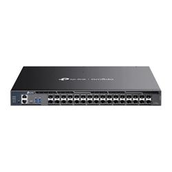 Omada 26-Port 10G Stackable L3 Managed Aggregation Switch with 6 25G Slots PORT: 26× 10G SFP+ Slots, 6× 25G SFP28 Slots