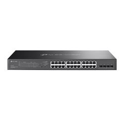 Omada 28-Port Gigabit Smart Switch with 16-Port PoE+ PORT: 24× Gigabit Ports (16×PoE+ and 8× Non-PoE), 4× Gigabit SFP S