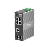 Omada 6-Port Gigabit Industrial Easy Managed Switch 6× Gigabit Ports (4× RJ45, 1× Combo RJ45/SFP, 1×SFP) Professional I