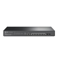 Omada 8-Port PoE+ 2.5GBASE-T L2+ Managed Switch with 2 10GE SFP+ Slots PORT: 8× 2.5G PoE+ Ports, 2× 10G SFP+ Slots, RJ4