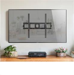 ONKRON pevný TV držiak na stenu pre 55 až 100-palcové ploché TV Digitálne panely 75 kg, čierny,VESA: 75x75 - 800x600