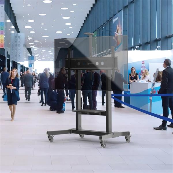 ONKRON TV mobilný stojan pre 50"-100", VESA 1000x600 max, 90kg, čierny