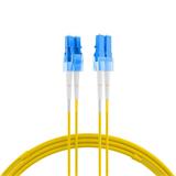 Optický kábel LC-LC, 2m Duplex OS2(9/125µm), LSOH, 2.0mm, žltý