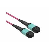 Optický kábel MPO-MPO,type B, 5m Duplex OM4(50/125µm), LSOH, 4.5mm, Trunk,